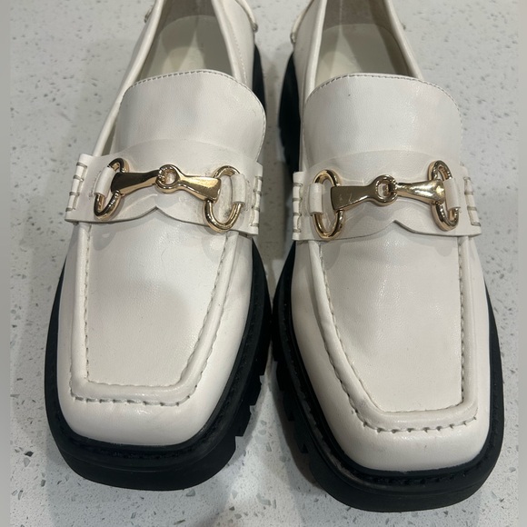 Open Edit Heather Platform Bit Loafers Sz 7.5 - Picture 4 of 12